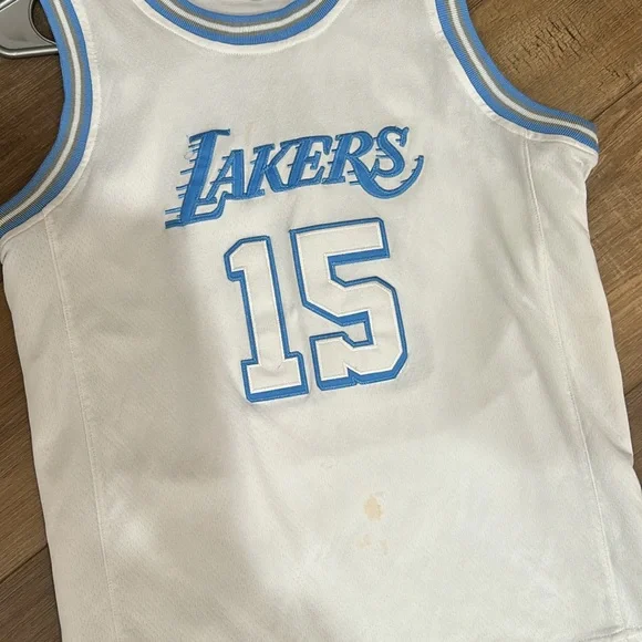 White and Blue Lakers Jersey - Picture 1 of 2